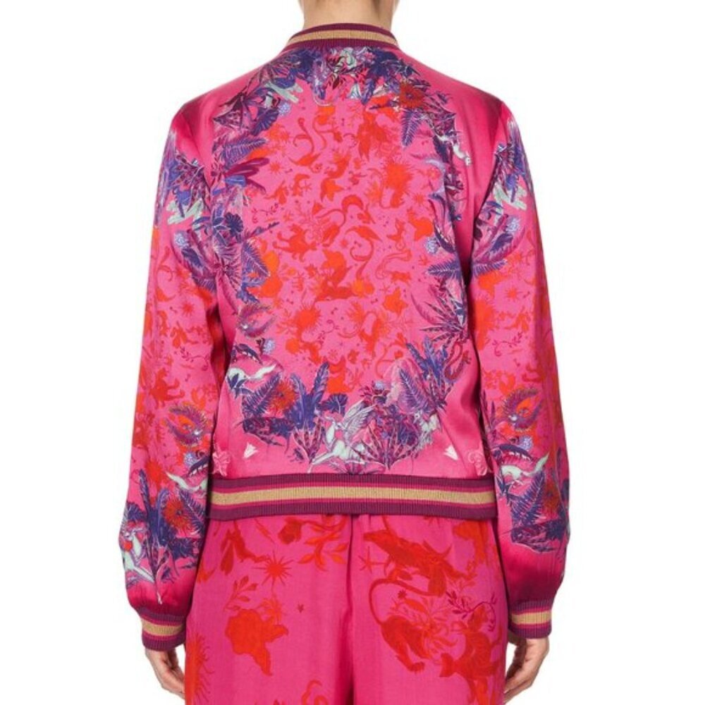 Camilla Tropic Of Neon Bomber Jacket Reversible Small - Picture 11 of 14
